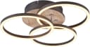 REALITY LEUCHTEN LED Deckenleuchte Circle Braun Schwarz Schwenkbar Bild 4