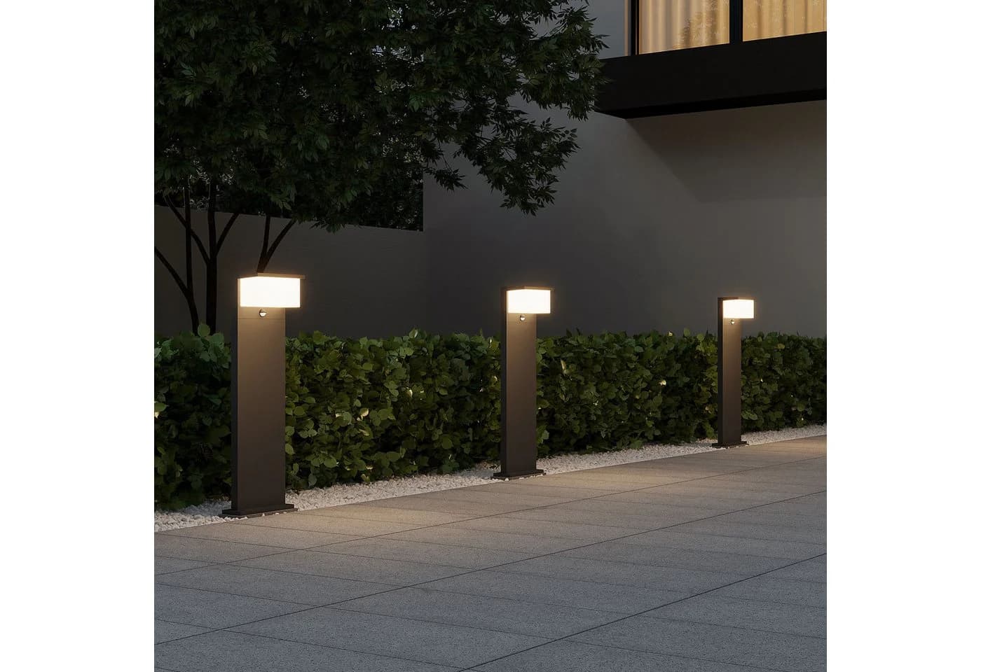 Trio Leuchten NESTOS LED Außen-Stehlampe mit Bewegungsmelder Anthrazit - Bild 4