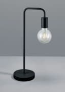 MY HOME Tischleuchte Jill Schwarz Metall E27 Bild 3