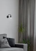 MY HOME Wandleuchte Jill Schwarz Modernes Design Bild 1