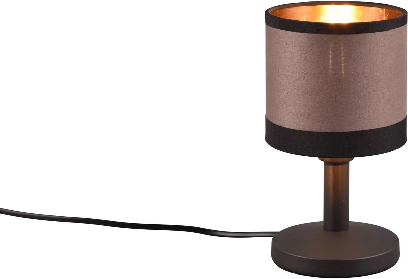 Reality Leuchten Schreibtischlampe DAVOS Tischleuchte Touchfunktion Stoffschirm - Bild 2