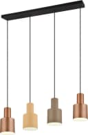 TRIO Leuchten Pendelleuchte AGUDO 4-flammig Beige Höhenverstellbar Bild 2