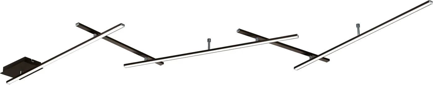 TRIO LEUCHTEN LED Deckenleuchte INDIRA Schwarz Dimmbar - Bild 2