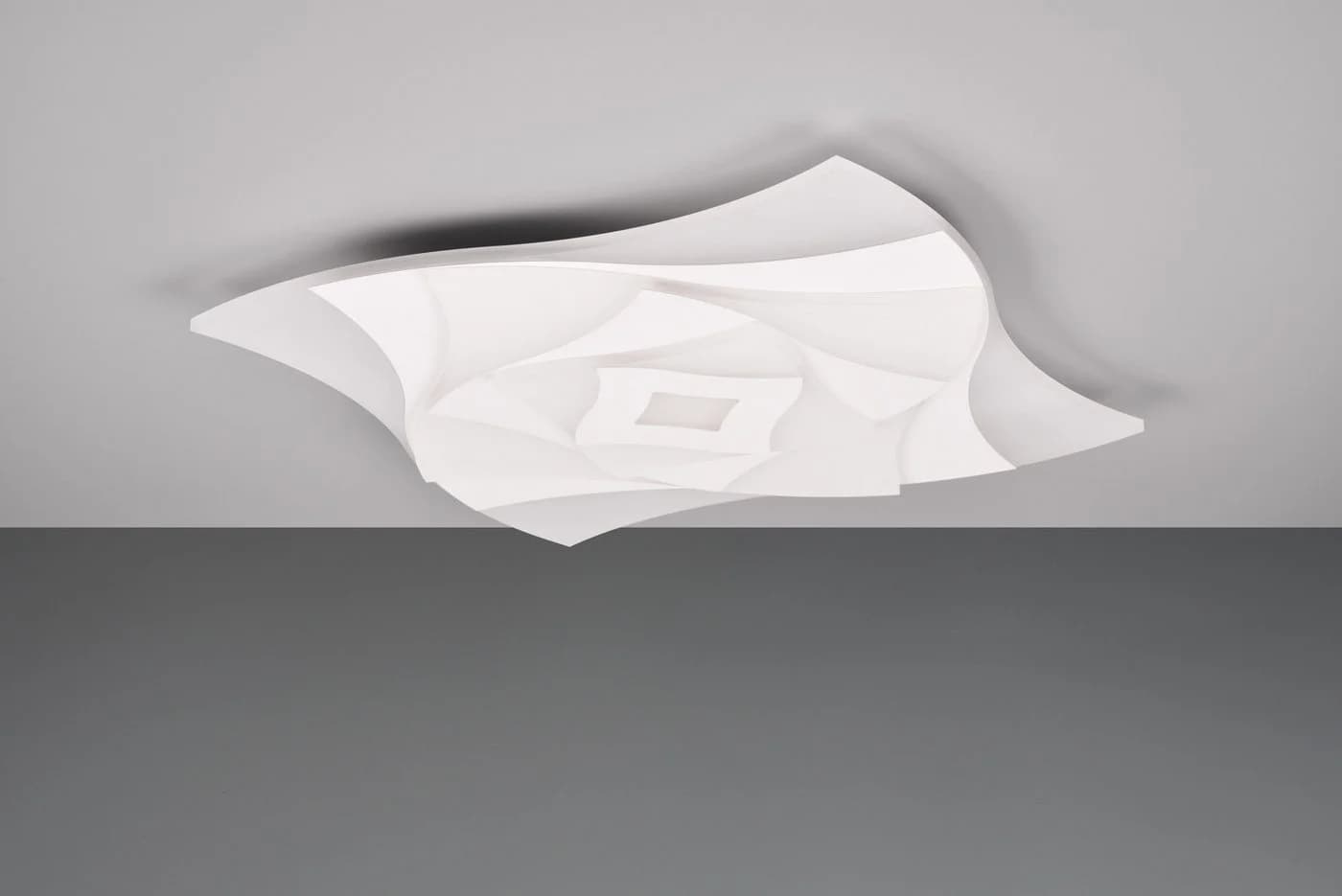 TRIO Leuchten LED Deckenleuchte AKITA Weiß Dimmbar mit Fernbedienung - Bild 3