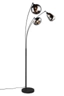 TRIO LEUCHTEN Stehlampe Lumina Schwarz Matt 3x E14 Fußschalter Bild 2