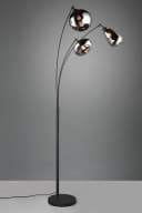 TRIO LEUCHTEN Stehlampe Lumina Schwarz Matt 3x E14 Fußschalter Bild 4