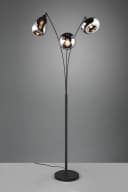 TRIO LEUCHTEN Stehlampe Lumina Schwarz Matt 3x E14 Fußschalter Bild 5