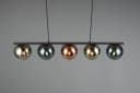 REALITY LEUCHTEN Pendelleuchte SHELDON 5-flammig bunt höhenverstellbar Bild 5