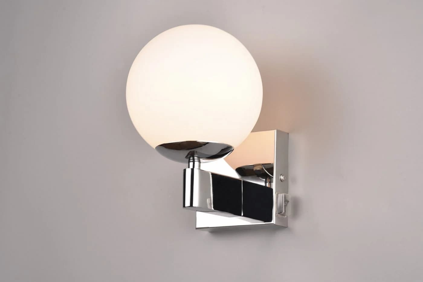 TRIO LEUCHTEN Wandleuchte KULA Badlampe IP44 Chrom Glas - Bild 5