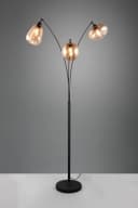 Trio Leuchten Stehlampe Lumina Schwarz Matt 3x E14 Bild 5