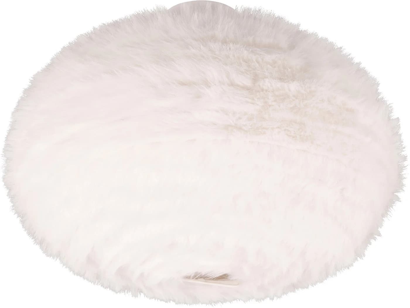 REALITY LEUCHTEN Deckenleuchte Furry Ø 50 cm Sandfarben Synthetik-Plüsch - Bild 2