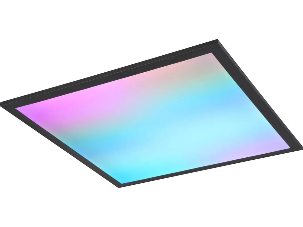 REALITY LEUCHTEN LED-Deckenleuchte Beta 44 cm Schwarz RGBW