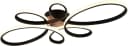 TRIO LEUCHTEN LED Deckenleuchte FLY Schwarz Matt Dimmbar Bild 2