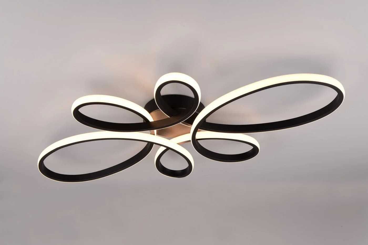 TRIO LEUCHTEN LED Deckenleuchte FLY Schwarz Matt Dimmbar - Bild 4