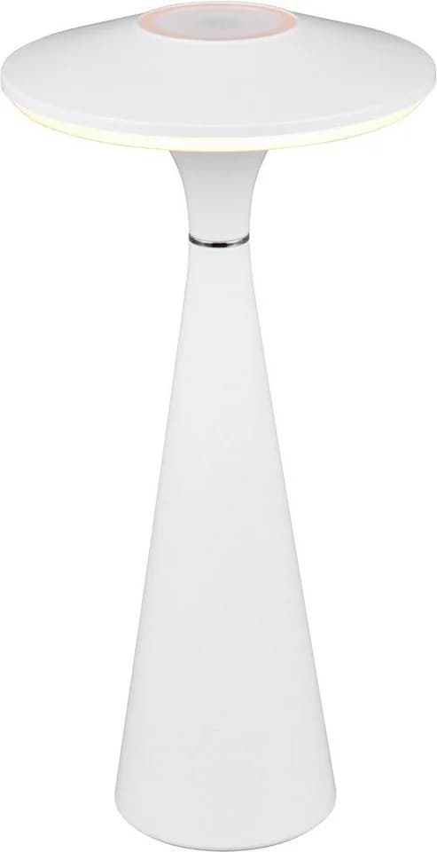 Reality Leuchten LED Tischleuchte TORREZ Weiß Matt Dimmbar USB-C - Bild 2