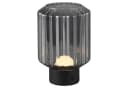 Reality Leuchten LED Tischleuchte LORD Schwarz Glas Dimmbar USB Bild 5