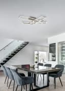 OTTO home LED Deckenleuchte Druell Grau Nickel Dimmbar CCT Bild 1