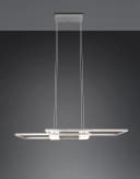 Trio LED-Hängelampe Albany Nickel 100x28 cm Alu CCT dimmbar Bild 3