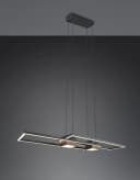 TRIO Leuchten LED Pendelleuchte Albany Schwarz Dimmbar CCT Bild 1