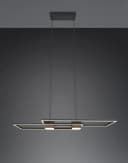 TRIO Leuchten LED Pendelleuchte Albany Schwarz Dimmbar CCT Bild 5