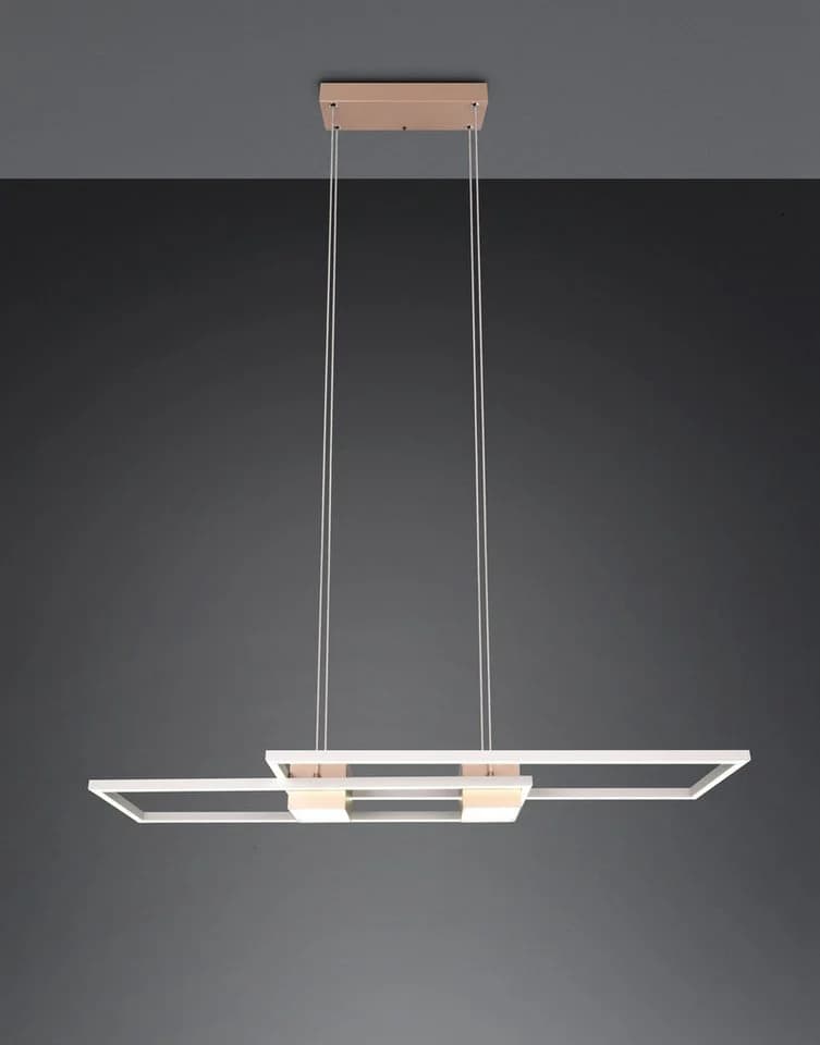 Trio Leuchten LED Pendelleuchte ALBANY Dimmbar CCT Fernbedienung Braun - Bild 5