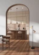 TRIO Leuchten Pendelleuchte AGUDO Taupe Höhenverstellbar E27 Bild 1