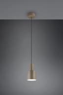 TRIO Leuchten Pendelleuchte AGUDO Taupe Höhenverstellbar E27 Bild 3