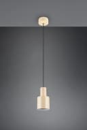 TRIO Leuchten Pendelleuchte AGUDO Beige Hängelampe 1-flammig Bild 2