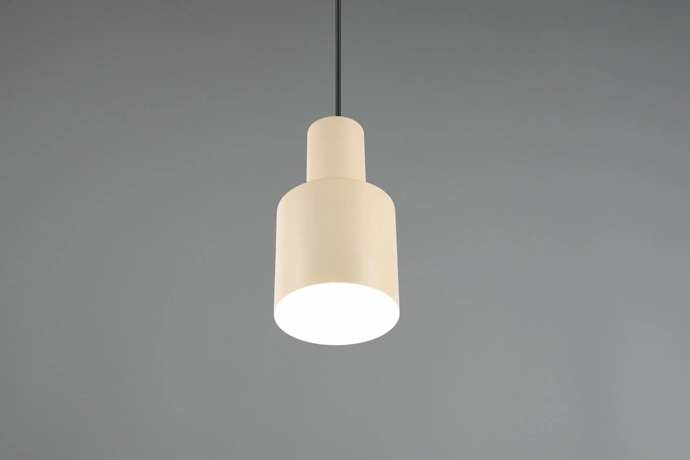 TRIO Leuchten Pendelleuchte AGUDO Beige Hängelampe 1-flammig - Bild 4