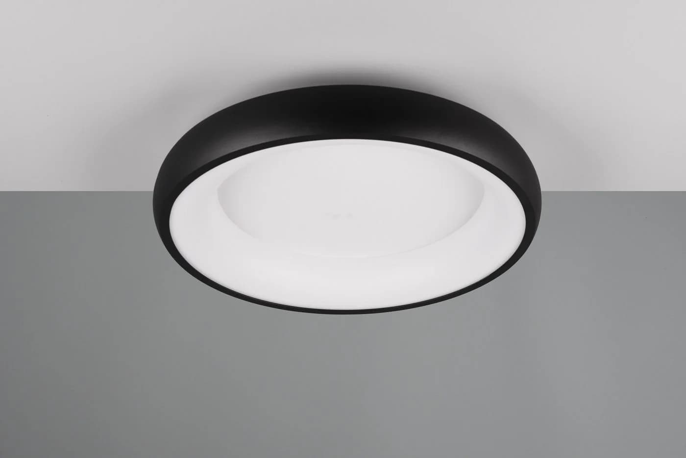 LED-Deckenlampe Cardona Ø 46,5 cm Schwarz Metall CCT