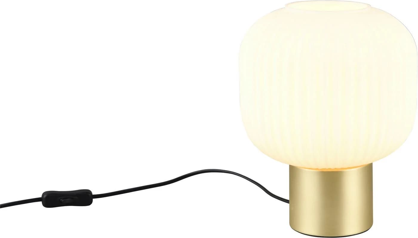 Trio Leuchten Schreibtischlampe DIVA, E27 Tischleuchte mit Glasschirm Ø 20cm - Bild 2