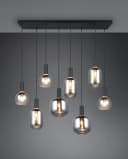 TRIO LEUCHTEN Pendelleuchte DIVA 8-flammig E27 Schwarz Bild 4