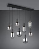 TRIO LEUCHTEN Pendelleuchte DIVA 8-flammig E27 Schwarz Bild 5