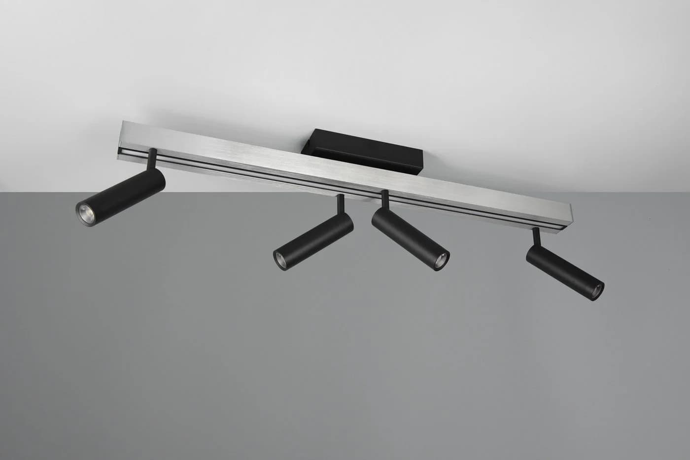 TRIO LEUCHTEN LED Deckenleuchte ZENO Ausziehbar Dimmbar CCT Grau/Schwarz - Bild 4