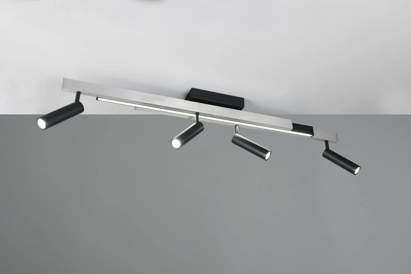 TRIO LEUCHTEN LED Deckenleuchte ZENO Ausziehbar Dimmbar CCT Grau/Schwarz - Bild 5