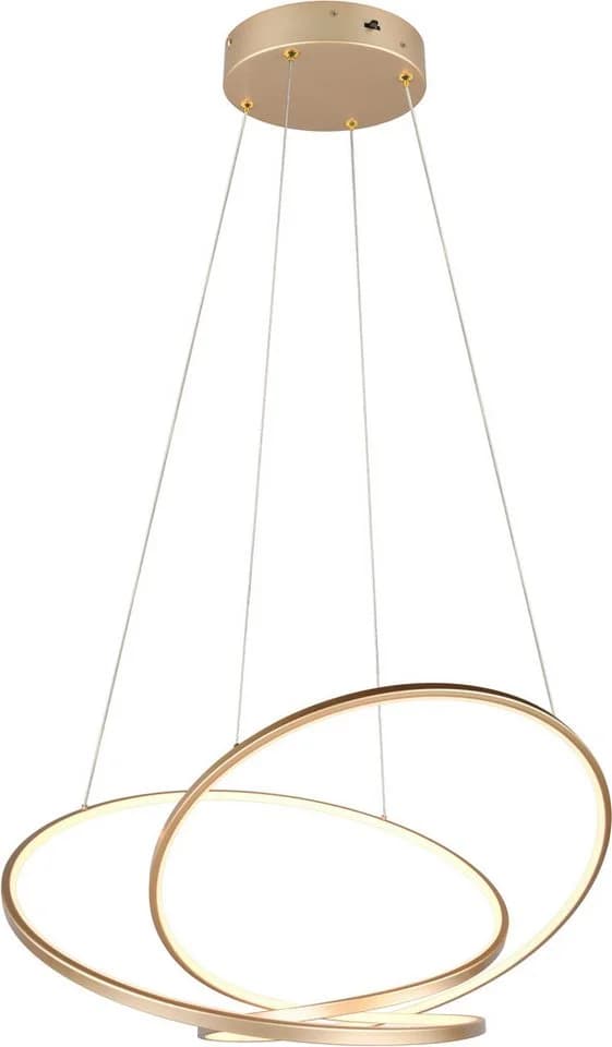 TRIO LEUCHTEN LED Pendelleuchte DARVIN Gold Dimmbar CCT - Bild 2
