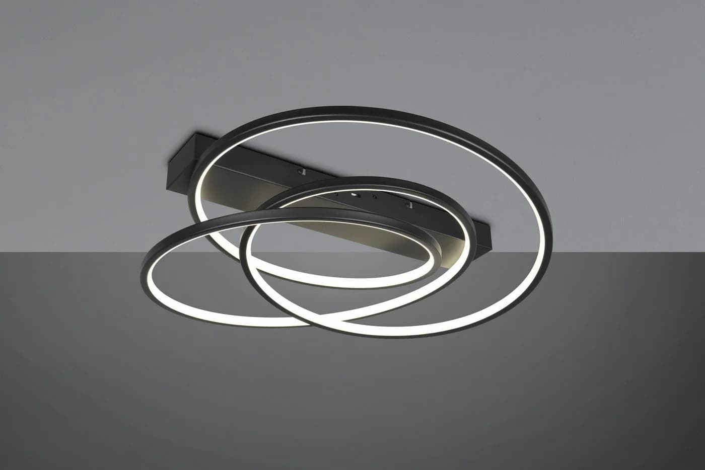 Trio Leuchten LED Deckenleuchte DARVIN Schwarz Matt Dimmbar CCT - Bild 3