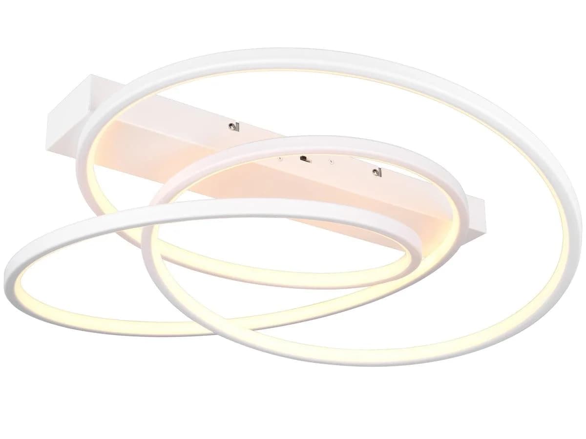 TRIO LEUCHTEN LED Deckenleuchte DARVIN Weiß Matt Dimmbar CCT