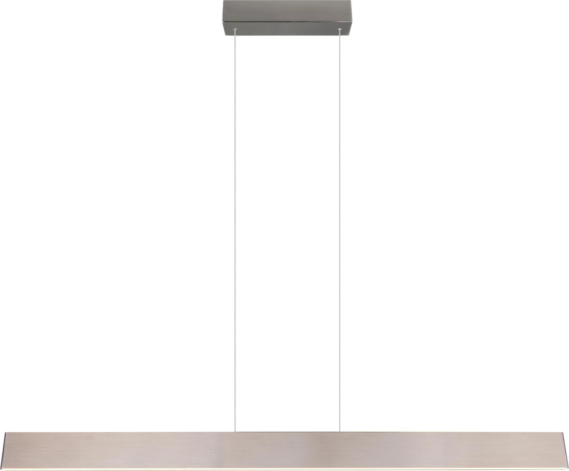 TRIO Leuchten LED Pendelleuchte Galway Nickelfarben Metall