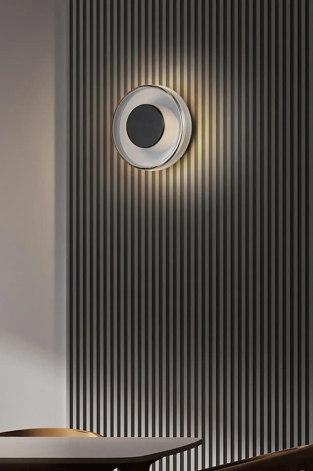 TRIO LEUCHTEN LED Wandleuchte CELESTE Schwarz Matt 3-Stufen Dimmbar