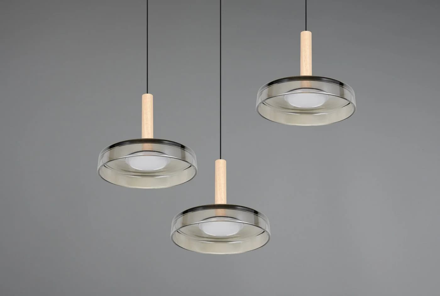 TRIO LEUCHTEN LED Pendelleuchte CELESTE Schwarz Dimmbar Höhenverstellbar - Bild 4