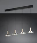 TRIO LEUCHTEN LED Pendelleuchte CELESTE Schwarz Dimmbar Höhenverstellbar Bild 5