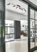 Trio Leuchten LED Deckenleuchte ZENO Grau/Schwarz Ausziehbar Dimmbar Bild 1