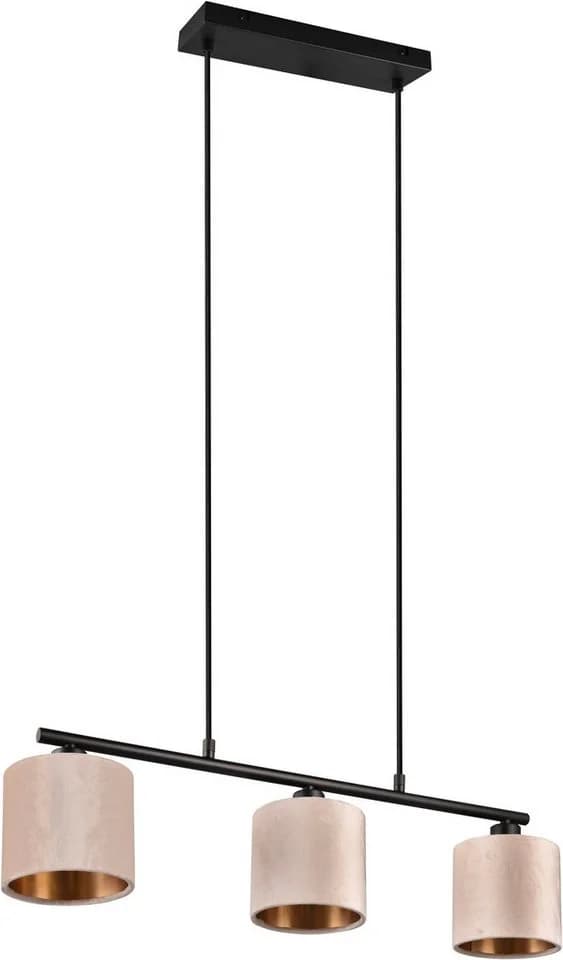 OTTO HOME Pendelleuchte Jerrett 3-flammig Beige Gold Samt - Bild 3