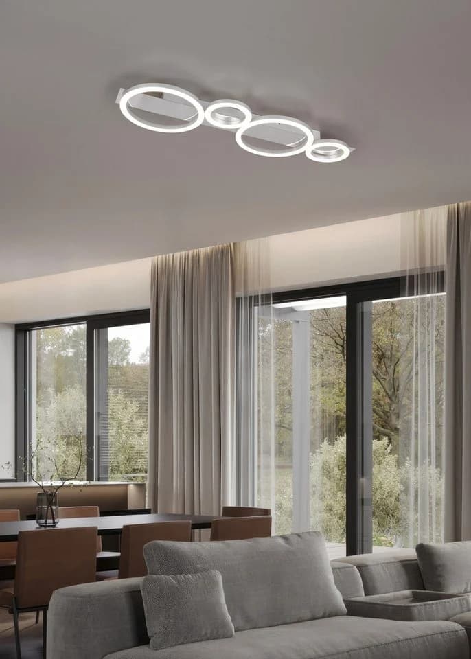 Reality Leuchten LED Deckenleuchte LUMOS, 26,5W 3300 Lumen 4000K kaltweiß