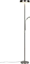 Reality Leuchten LED Stehlampe PALERMO 27,5W 2000 Lumen Nickel matt Bild 1