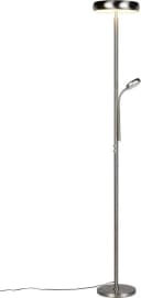 Reality Leuchten LED Stehlampe PALERMO 27,5W 2000 Lumen Nickel matt Bild 2