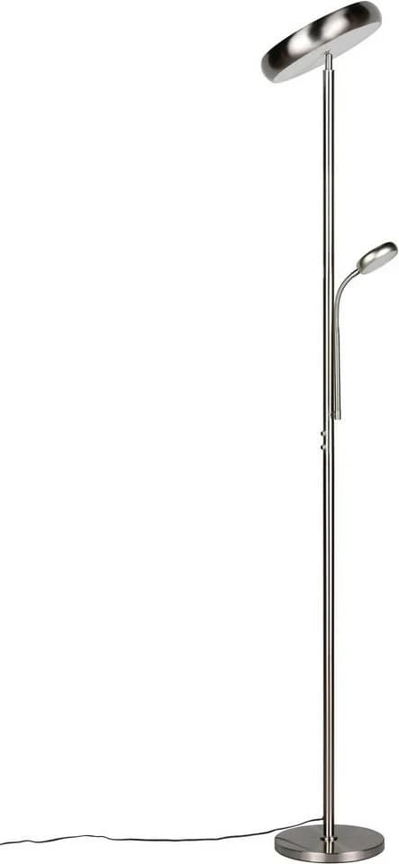 Reality Leuchten LED Stehlampe PALERMO 27,5W 2000 Lumen Nickel matt - Bild 4