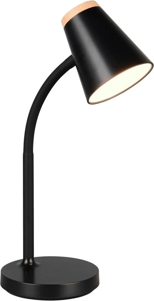Reality Leuchten LED Tischleuchte PONGO Schwarz 4,5W 500 Lumen 3000K - Bild 2