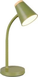 Reality Leuchten LED Tischleuchte PONGO, 4,5W 500 Lumen 3000K warmweiß, flexibel verstellbare Leselampe, Schreibtischlampe Höhe 36cm Bild 2